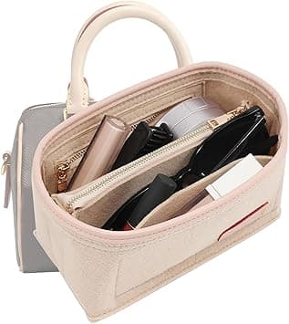 LV Speedy 20 LV Alma BB Felt Organizer Insert, Purse Organizer Insert for Handbags with Zipper Pocket and Bag in Bag (Beige, Small) on Amazon.ae - Price Tracker