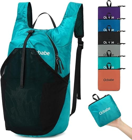 15L Small Packable Lightweight Backpack Hiking Daypack Water Resistant Foldable Outdoor Camping Travel Bag for Women Men on Amazon.ae - Price Tracker