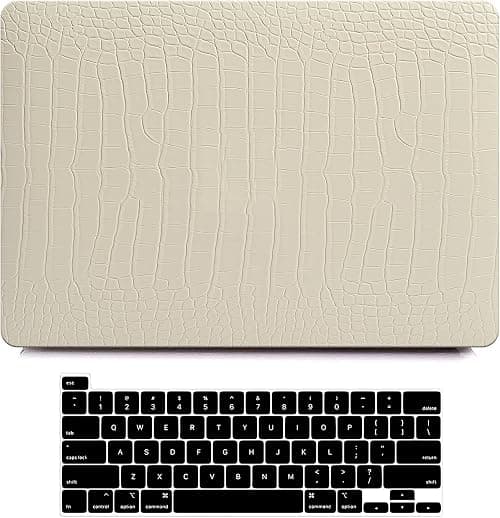 for MacBook Pro 14 inch Case M5 M4 M3 M2 2026-2021,Crocodile Leather Pudding on Amazon.ae - Price Tracker