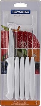 Tramontina 6 Piece Pairing Knife Set - Stainless Steel Flatware Silverware Set Sharp Professional Kitchen Chef Cooking Knives set Orange on Amazon.ae - Price Tracker