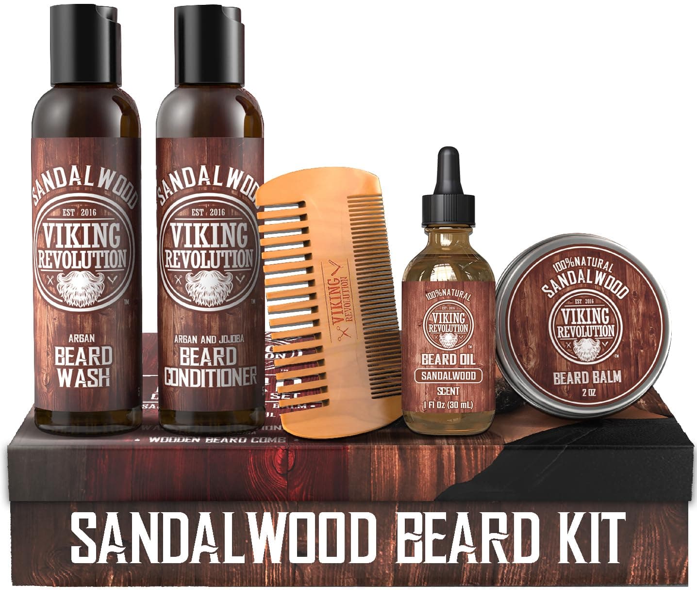 Ultimate Beard Care Conditioner Kit - Beard Grooming Kit for Men Softens, Smoothes and Soothes Itch-Contains Beard Oil, Beard Balm, Wash & Conditioner and Comb - Sandalwood Scent on Amazon.ae - Price Tracker