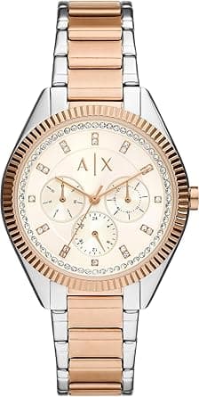 Armani Exchange Watch for Women, Chronograph Movement and 38mm Case Size with Stainless Steel, Leather or Silicone Strap on Amazon.ae - Price Tracker