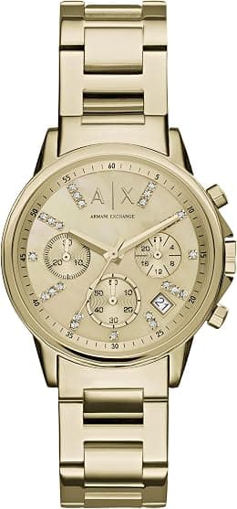 A|X Armani Exchange Women's Watch, Chronograph Watch for Women with Stainless Steel or Leather Band - Best Deal Finder