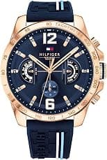 Tommy Hilfiger Men's Navy Dial Navy Silicone Watch - 1791474 - Best Deal Finder