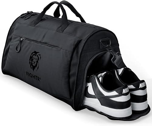 FIGHTR® Sports bag & travel Duffel bag for men and women - with shoe compartment & wet compartment - bag for sports, fitness & travel on Amazon.ae - Price Tracker