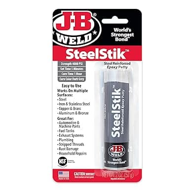 J-B Weld 8267 Steelstik Steel Reinforced Epoxy Putty Stick - 2 Oz. on Amazon.ae - Price Tracker