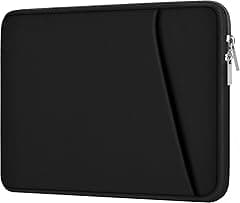 Laptop Sleeve 15.6 inch, Durable Briefcase Cover Shockproof Protective Case, Handbags Portable Laptop Bag for 15.6 inch HP Dell Asus Lenovo Notebook Computer, Laptop Case with Front Pocket, Black - Amazon.ae Price Tracker