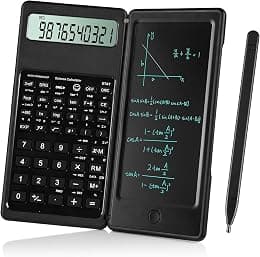 Oasisgalore Black Scientific Calculators for Students Secondary School, 10-Digit Large Screen, Math Calculator with Notepad, Classroom Must Haves for Middle High School Supplies & College - Best Deal Finder