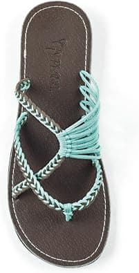 Plaka Flip Flops Sandals for Women Oceanside على Amazon.ae - متتبع الأسعار