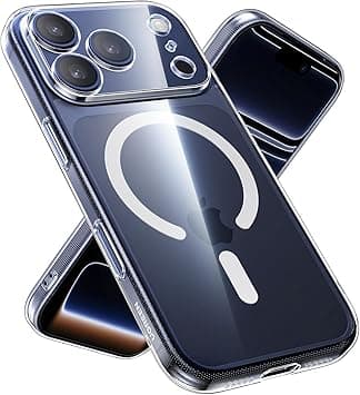 UGREEN for iPhone 17 Pro Max MagSafe Case Clear Cover, [Military-Grade Protection], Upgrade iCrystal Anti-Yellowing Tech, Scratch-Resistant Back, Camera Control Protective, Ultra Slim Magnetic - Amazon.ae Price Tracker