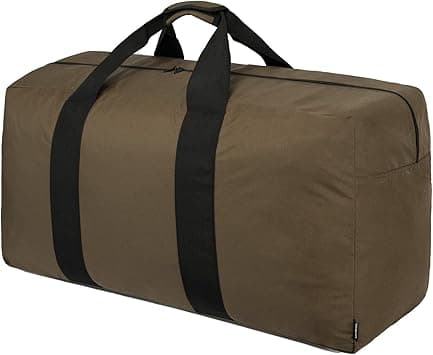 Vorspack Extra Large Duffle Bag for Travel - 100L Duffel Bag for Men Gear Bag for Storage Foldable Weekender Bag for Overnight Camping - Khaki on Amazon.ae - Price Tracker