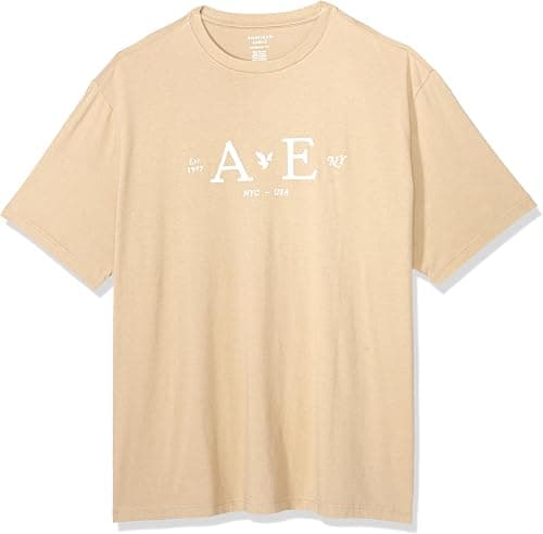 American Eagle Mens AE Short-Sleeve Dip-Dye Graphic T-Shirt Modern on Amazon - Best Deal Finder