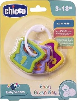 Chicco Baby Senses Easy Grasp Keys Baby Rattle 3m-18m - Best Deal Finder