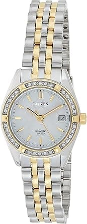 CITIZEN Women's Quartz Watch, Analog Display and Stainless Steel Strap EU6064-54D on Amazon.ae - Price Tracker