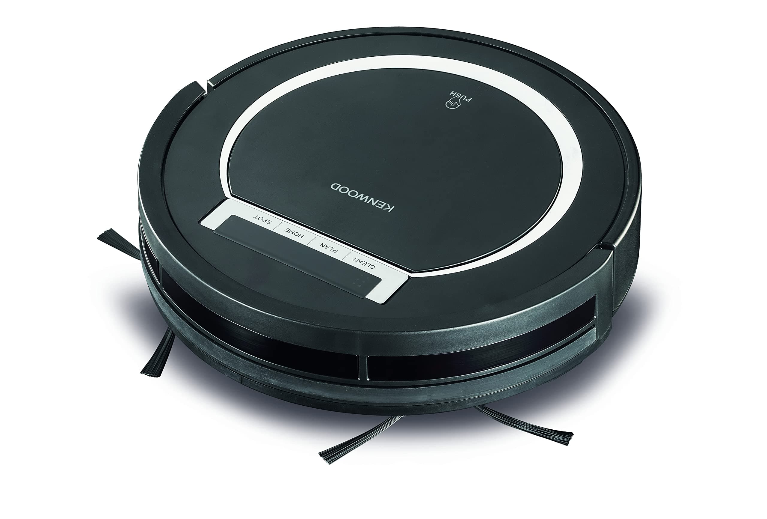 Kenwood Smart Robot Vacuum Cleaner, 2-in-1 Vacuuming, Smart Drop Proof Technology, Virtual Wall, Ideal for Pet Hair Hard Floor and Carpet 0.5 Suction Power, super silent 65 DB,VRP10.000bk, Black on Amazon.ae - Price Tracker