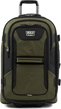 Travelpro Tpro Bold 2.0 25 Inch Expandable Rollaboard, Olive/Black, Checked-Medium 25-Inch, Bold - Softside Expandable Rollaboard Upright Luggage - Amazon.ae Price Tracker
