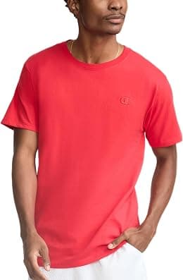 Champion mens Big & Tall, Classic Tee Embroidered C Logo Shirt (pack of 1) - Best Deal Finder