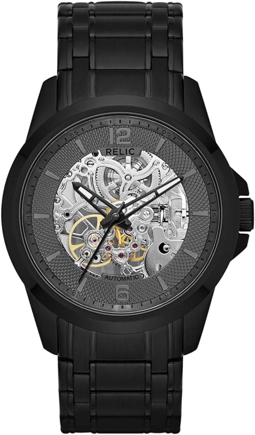 Relic by Fossil Men's Damon Automatic Stainless Steel Dress Watch on Amazon.ae - Price Tracker