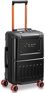 Delsey Paris Jh002B 55 Cm Hardcase 4 Double Wheel Expandable Cabin Lugggae Trolley Black - Amazon.ae Price Tracker
