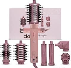 Clara Multi Styler for All Hair Types – 6-in-1 Styling Tool with Auto-Wrap Curlers, Blow Dryer, Round & Oval Brush – 1500W Ionic Hair Styler for Frizz-Free Waves & Salon Blowouts (Pink) - Amazon.ae Price Tracker