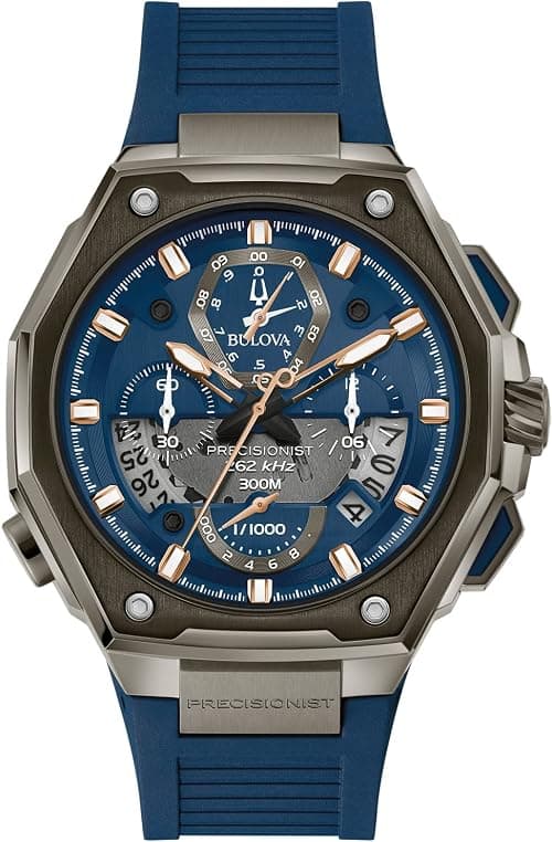Bulova Men's Series X High Precision Quartz Chronograph Watch, Sapphire Crystal, Continous Sweeping Secondhand on Amazon.ae - Price Tracker