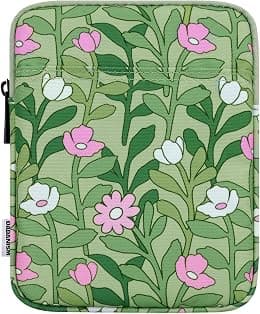 Dadanism 6-7 Inch Universal Padded Sleeve for eReader, Cyan+Flower - Best Deal Finder