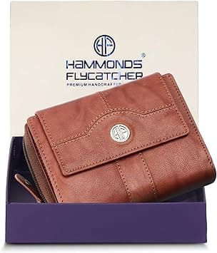 HAMMONDS FLYCATCHER Leather Ladies Wallet for Woman with 14 Card Slots - Clutch Purse for Women, Ladies Wallet for Women Stylish, Ladies Purse for Women Wallet, Purse for Woman, Antique Tan, M, Modern on Amazon.ae - Price Tracker
