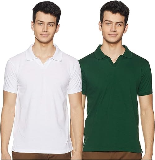 Amazon Brand - Symbol Men's Solid Regular Polo Shirt (JC-PO2) on Amazon.ae - Price Tracker
