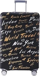 Travelkin Luggage Covers TSA Approved Suitcase Protector Fits 18-32 Inch Luggage - Best Deal Finder