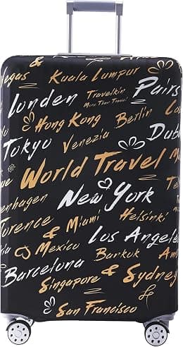 Travelkin Luggage Covers TSA Approved Suitcase Protector Fits 18-32 Inch Luggage - Best Deal Finder