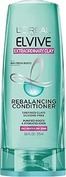 L’Oréal Paris L'Oreal Elvive Extraordinary Clay Rebalancing Conditioner, 12.6 fl; oz; (Packaging May Vary) on Amazon.ae - Price Tracker