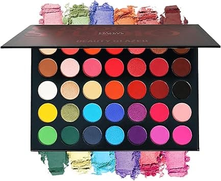 Beauty Glazed New 35 Color Makeup Eyeshadow Palette Shimmer Matte High Pigmented Long Lasting Make up Eye Shadow Pallete Cosmetics on Amazon.ae - Price Tracker