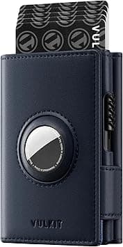 VULKIT Mens Wallet for AirTag Pop Up Wallet RFID Blocking Top Grain Leather Wallet for Cash & Credit Cards Minimalist Wallet for Mens (Airtag NOT Included) on Amazon.ae - Price Tracker