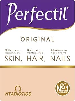 Vitabiotics Perfectil Original Beauty Supplement for Hair Skin and Nails | with Biotin, Zinc and Selenium | One-A-Day Formula | Unflavoured Tablets 90-Day Supply - Best Deal Finder