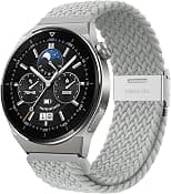 XMUXI Compatible with Braided Nylon Watch Band GT6 Pro GT 6 GT5 GT4 GT3 46mm Strap, Amazfit GTR 4 Woven Cloth 22mm Bands Adjustable Elastic Belt for Venu 3 Vivoactive 4 Bip5 - Best Deal Finder