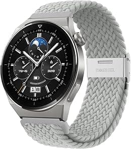 XMUXI Compatible with Braided Nylon Watch Band GT6 Pro GT 6 GT5 GT4 GT3 46mm Strap, Amazfit GTR 4 Woven Cloth 22mm Bands Adjustable Elastic Belt for Venu 3 Vivoactive 4 Bip5 - Best Deal Finder