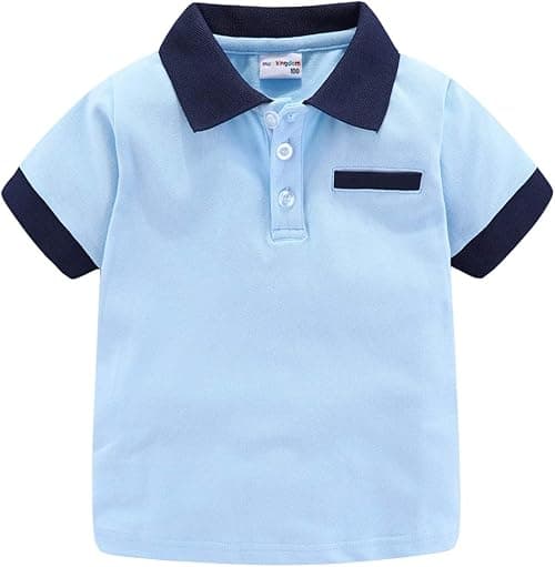 Mud Kingdom Little Boys Polo Shirt Cute Stripe Summer on Amazon.ae - Price Tracker