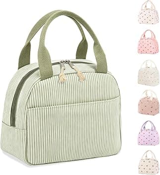 Lunch Bag Cute Portable Lunch Box Bag for Women Adults Insulated Lunch Bag - Amazon.ae Price Tracker
