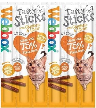 Webbox Tasty Cat Sticks Chicken & Liver 30g - Amazon.ae Price Tracker