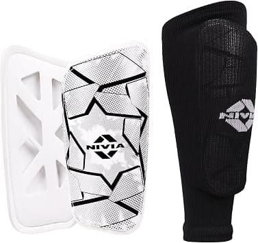 Nivia CLASSIC WITH SLEEVE-SHIN GUARD, Black, M on Amazon.ae - Price Tracker