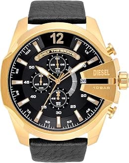 Diesel Men's Mega Chief Stainless Steel Chronograph Quartz Watch - Best Deal Finder