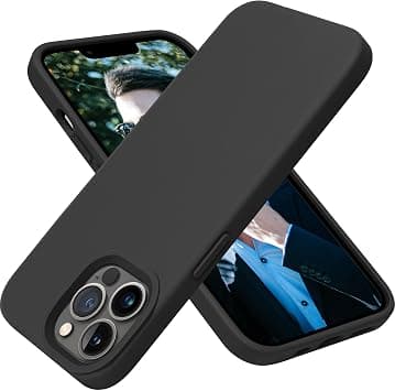 OTOFLY Compatible with iPhone 13 Pro Case, Liquid Silicone Slim Protective Shockproof Phone Case Cover with Anti-Scratch Microfiber Lining, 6.1 inch, Black على Amazon.ae - متتبع الأسعار