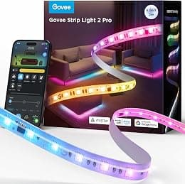 جوفي شريط اضاءة LED ار جي بي دبليو دبليو اي سي 2 برو 2 متر، تحكم ذكي، تطبيق - دليلك لأفضل العروض