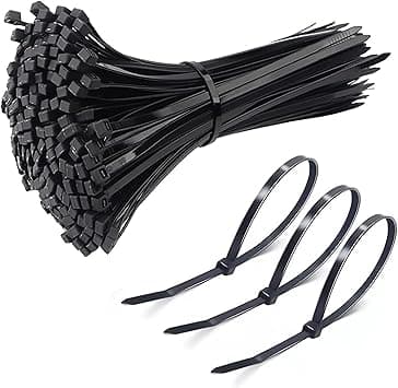 MOMENT Self Locking Cable Ties | 300 x 4.8 mm 12" inch | 100 Pieces, Black | Heat Resistant Cable Zip Ties | Self-Locking Cable Organizer | Anti - Slip Wire Organizer | For Indoor & Outdoor Use - Amazon.ae Price Tracker