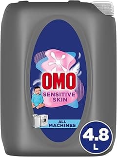 OMO Liquid Laundry Detergent, for sensitive skin, gentle on skin, tough on stains, 4.8L - Amazon.ae Price Tracker