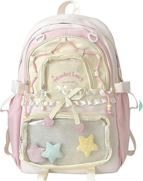 TIAASTAP Kawaii School Backpack Cute School Bag - Preppy Ita Backpack Aesthetic Japanese Schoolbag for Girls Kids Boys Teenage on Amazon.ae - Price Tracker