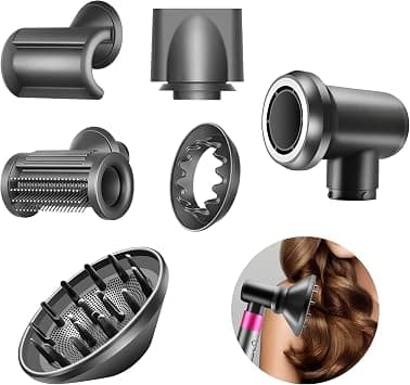 Diffuser and Adaptor for Dyson Airwrap Styler, Hair Dryer Diffuser Attachment Compatible with Airwrap Styler Converting to Hair Dryer - متتبع أسعار Amazon.sa