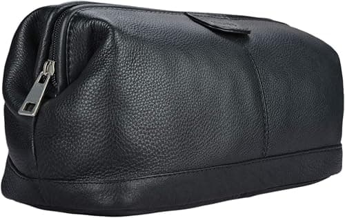 STILORD Laurin Men's Vintage Leather Travel Toiletry Bag Travel Cosmetic Bag Large Genuine Ox Leather على أمازون - دليلك لأفضل العروض