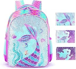 Reversible Sequin School Backpack Lightweight Little Kid Book Bag for Preschool Kindergarten Elementary - Best Deal Finder