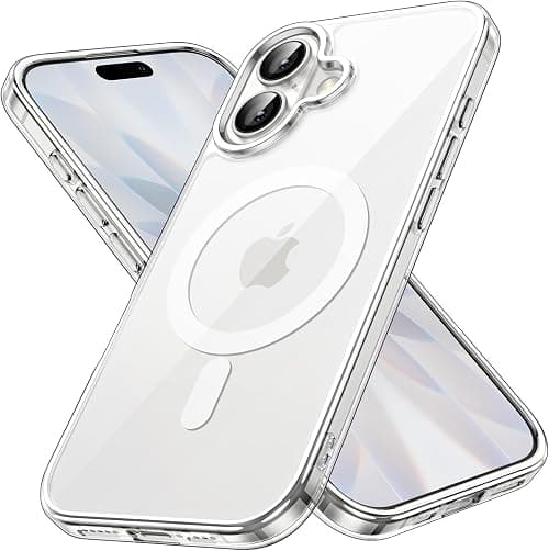 JETech Magnetic Case for iPhone 17 6.3-Inch Compatible with MagSafe, Shockproof Phone Bumper Cover, Anti-Scratch Clear Back (Clear) على Amazon.ae - متتبع الأسعار
